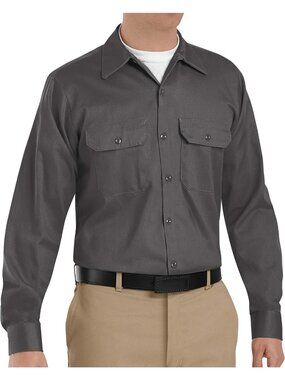 Red Kap Men's Deluxe Heavyweight Cotton Shirt
